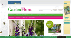 Desktop Screenshot of gartenflora.de