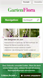 Mobile Screenshot of gartenflora.de
