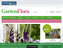 Tablet Screenshot of gartenflora.de